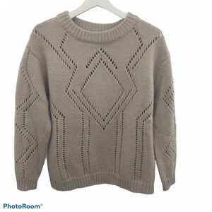 M Magaschoni Size XS Sweater Wool Alpaca Blend Mock Neck Long Sleeve Women’s